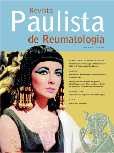 Julho/Setembro 2005 - Sociedade Paulista de Reumatologia