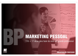 O que é marketing pessoal?