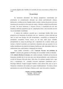 À comissão julgadora dos Trabalhos de Conclusão de - BVS-Psi