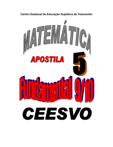 Apostila de Matemática – EJA – EF 5