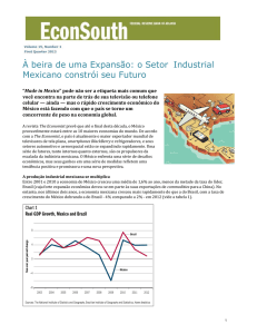 À beira de uma Expansão: o Setor Industrial Mexicano constrói seu