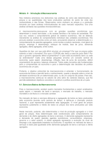 Módulo 9 Introdução à Macroeconomia Nos módulos