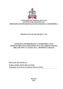 geologia, petrografia e geoquímica das associações leucograníticas