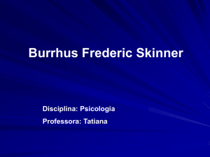 Burrhus Frederic Skinner
