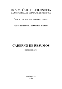 Interpretação dos termos na silogística de Aristóteles - DFL