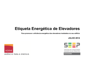 Etiqueta Energética de Elevadores