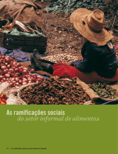 As ramificações sociais do setor informal de alimentos