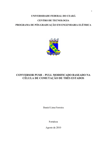 Conversor Push-Pull modificado baseado na célula de