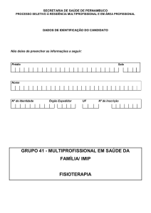 gr 41 fisioterapia multiprofissional em saúde da família imip