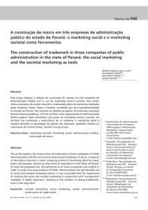 o marketing social e o marketing s