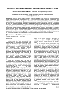 estudo de caso - hidroterapia na síndrome da dor