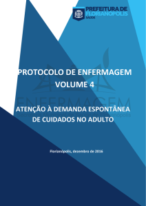 Volume 4 - Atendimento à Demanda Espontânea do Adulto