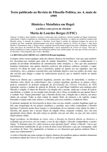 Texto publicado na Revista de Filosofia Política, no. 4