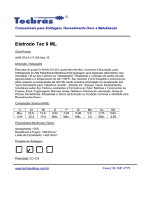 Eletrodo Tec 9 ML (E 309 MoL-16)