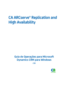 Guia de Operações para Microsoft Dynamics CRM para Windows