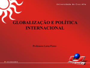 globalização e política internacional