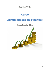 Curso Administração de Finanças