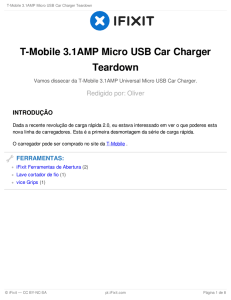 T-Mobile 3.1AMP Micro USB Car Charger Teardown
