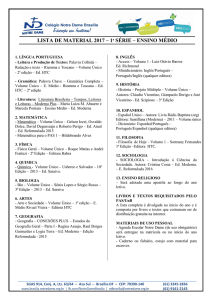 1ª à 3ª Série - Colégio Notre Dame Brasília