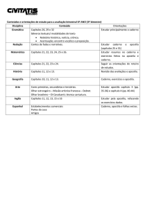 Conteúdos e orientações de estudo para a avaliação bimestral 6º