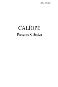 Calíope 20 - Faculdade de Letras
