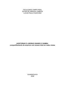 FACULDADE CAMPO REAL ESTER DE ARRUDA CAMPOS