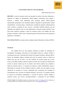 A economia criativa do (no) Brasil