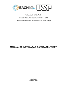 manual de instalação da wizard - vimet