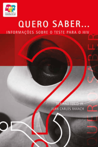 cartilha “Quero Saber...Informações sobre o teste para o HIV”