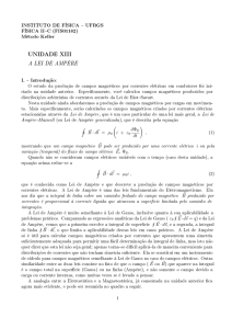 A Lei de Ampère - Instituto de Física