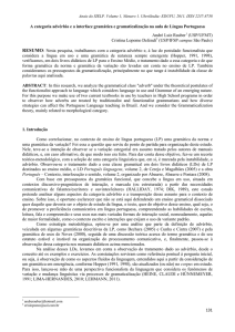 131 A categoria advérbio e a interface gramática e gramaticalização