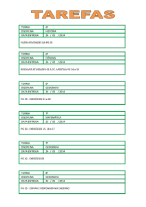 turma 6º disciplina história data entrega 24 / 03 / 2014 fazer