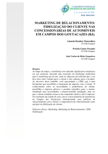marketing de relacionamento: fidelização do cliente nas