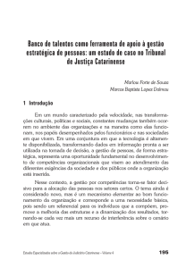 Banco de talentos como ferramenta de apoio à gestão estratégica