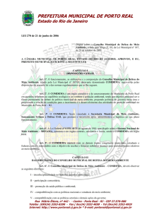 Lei 270 de 21 de junho de 2006 - Prefeitura Municipal de Porto Real