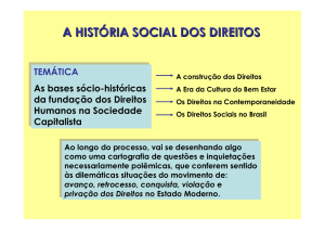 a história social dos direitos