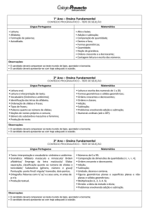 Ensino Fundamental 3º Ano – Ensino Fundamental