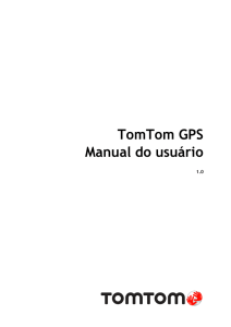 TomTom GPS Manual do usuário