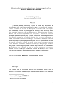 uma abordagem a partir da Rede Municipal de Ensino de