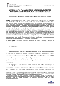 uma proposta para melhorar a comunicação entre profissionais de