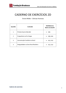 caderno de exercícios 2d