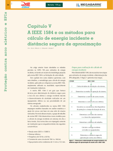 Capítulo V A IEEE 1584 e os métodos para cálculo de energia