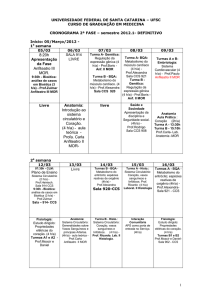 4 h/a - UFSC Medicina