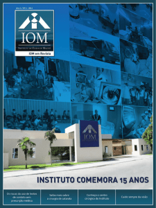 2011 - IOM Lança sua Revista - Instituto de Olhos de Maceió