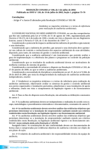Resolução Conama nº 306/2002