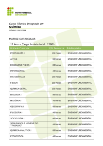 Baixar a matriz curricular - Guia de Cursos