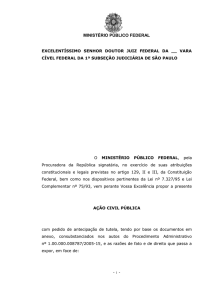 Ação Civil Pública - Minha Filha Diabética