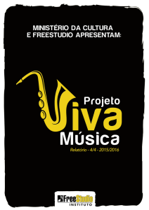 Relatório 2017 - Projeto Viva Música