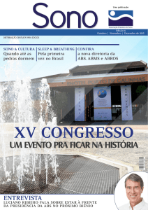 xv congresso - Associação Brasileira do Sono