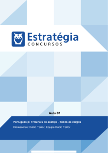 Português p/ Tribunais de Justiça - Todos os cargos